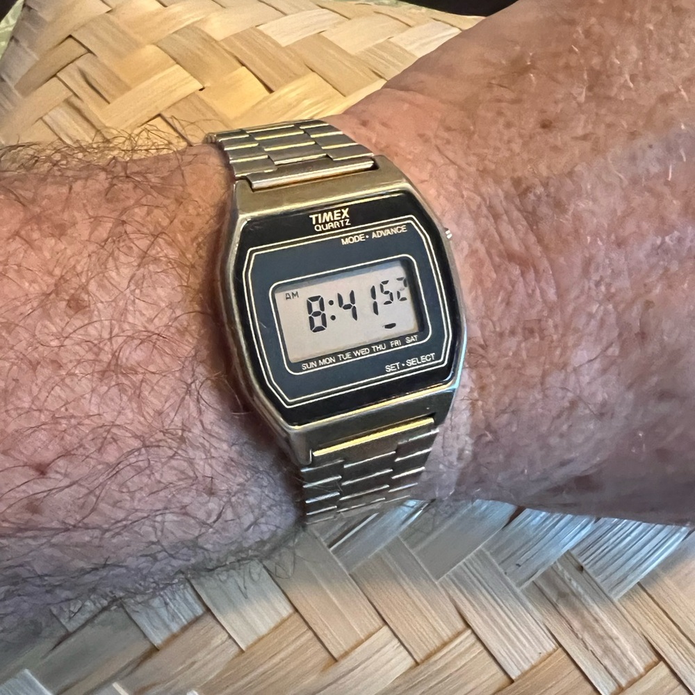 Timex Vintage 70’s Digital mens watch